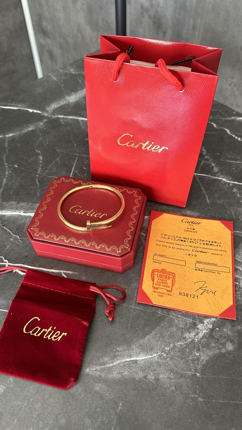 BRAZALETE CLAVO ORO - Imagen 2