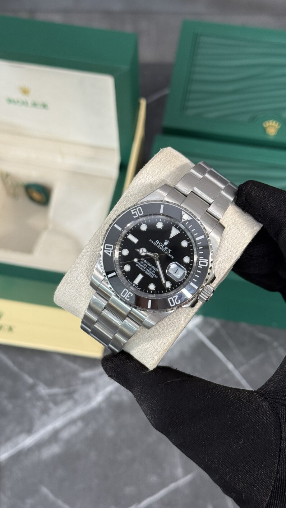 RLX SUB PLATA /  NEGRO