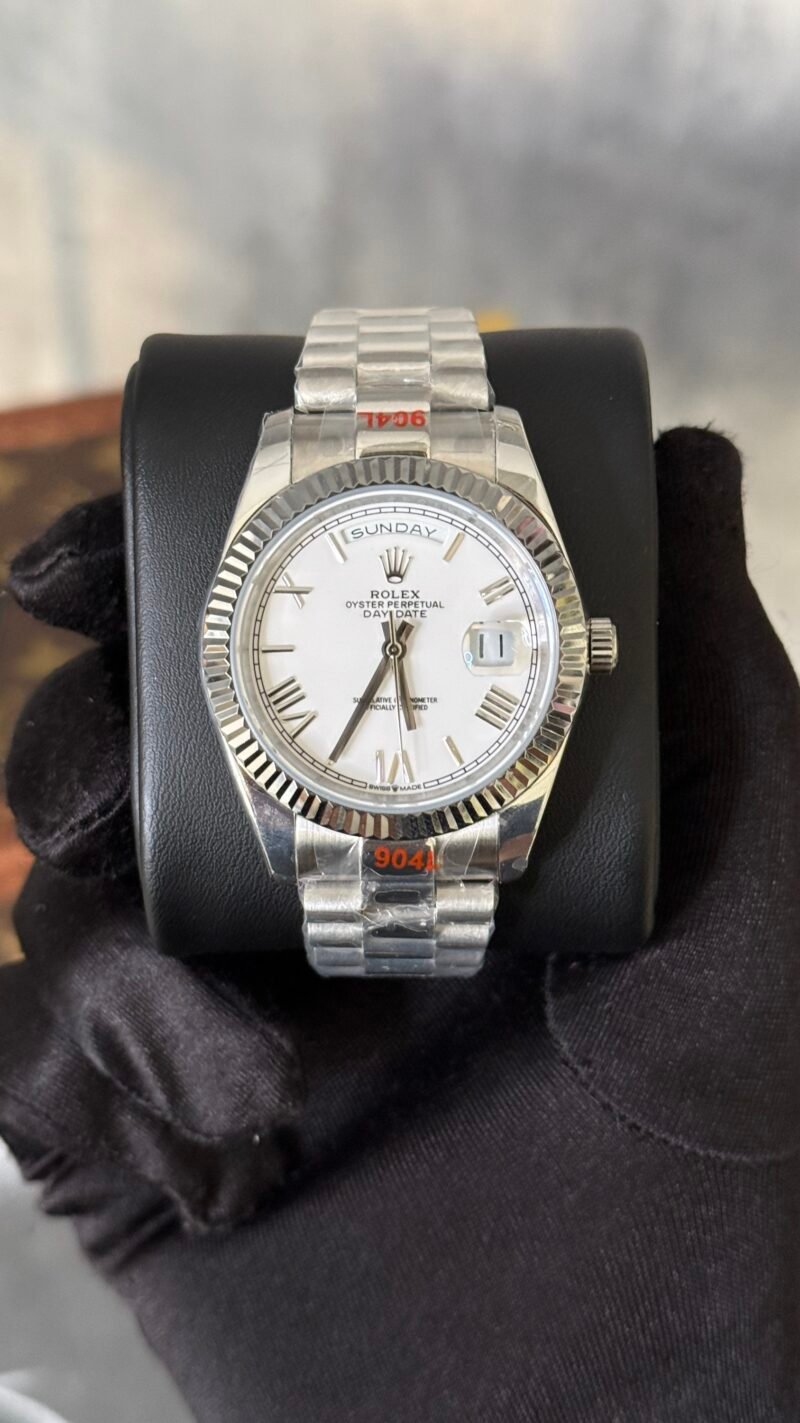 RLX DAY-DATE BLANCO/ PLATA