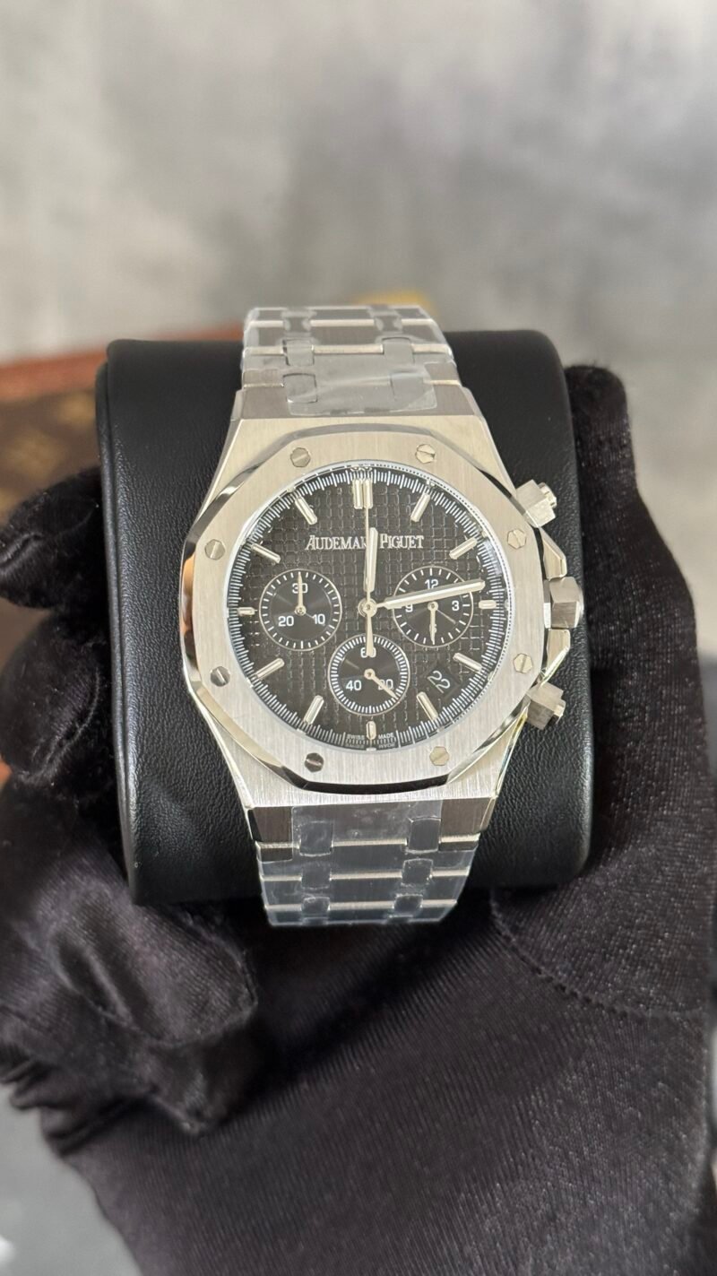 AP RYL.0AK CRHONO PLATA/NEGRO