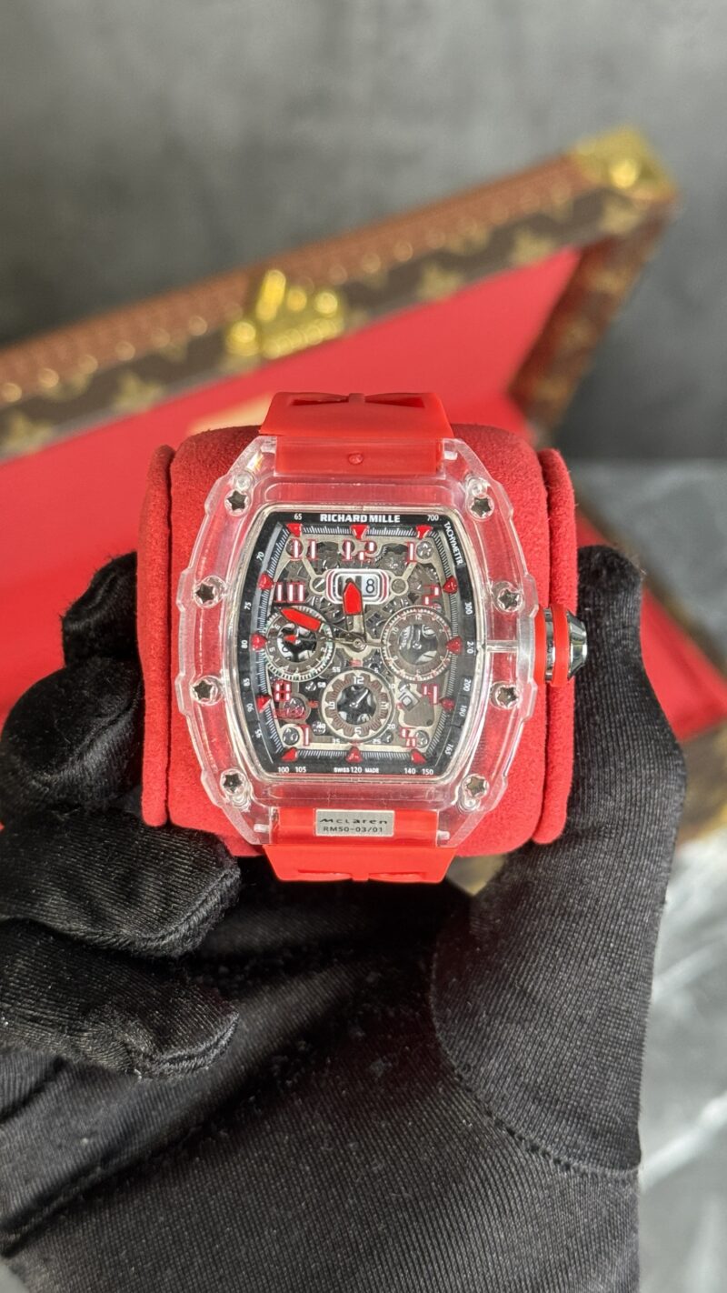 RM ROJO TRANSPARENTE
