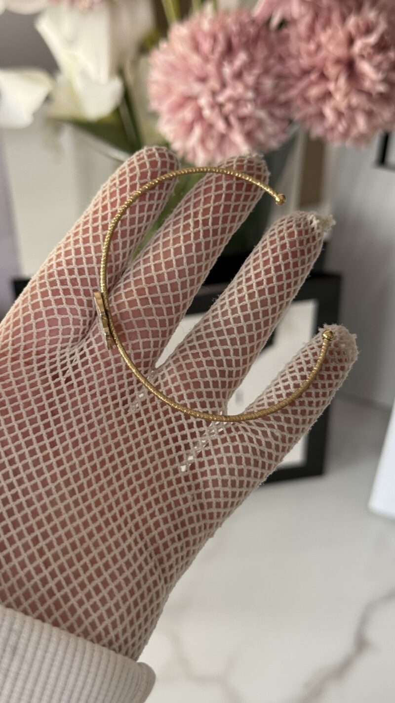 PULSERA CHARL TRÉBOL ORO/ BLANCA - Imagen 5