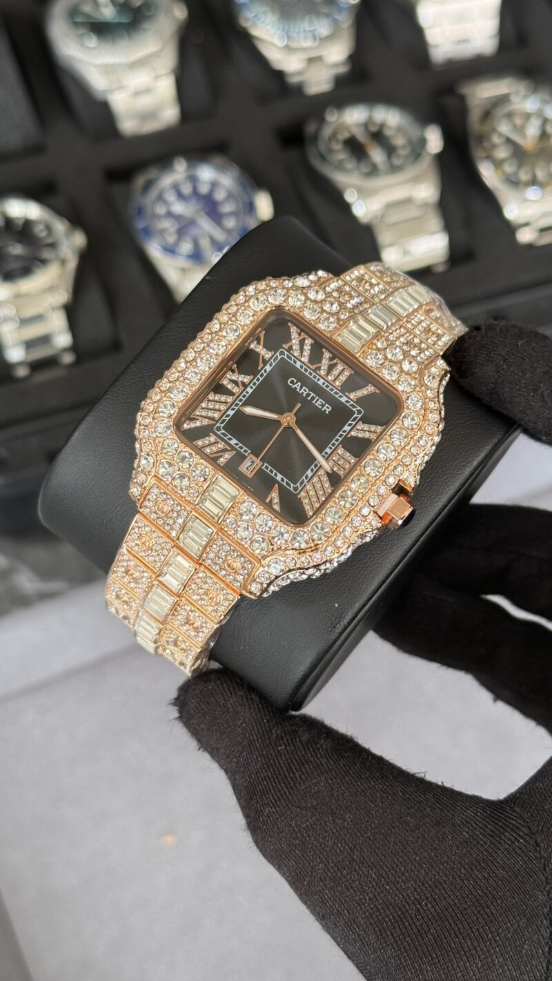 CRT BLING DIAMANTES ORO ROSA