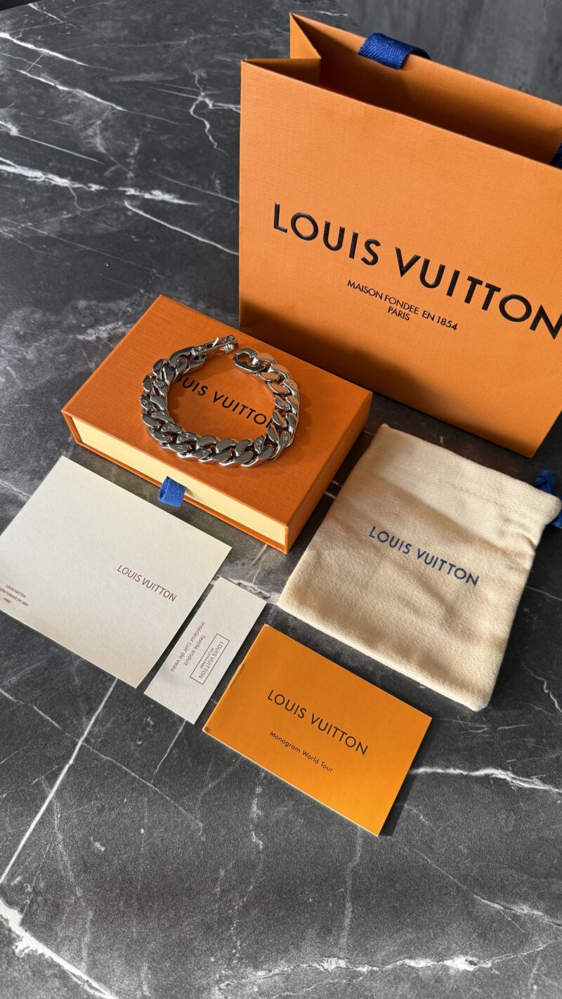 PULSERA LV PLATA TRENZ - Imagen 2