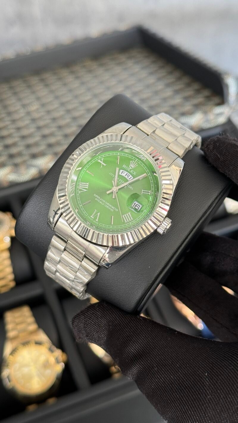 RLX OYST VERDE/ PLATA