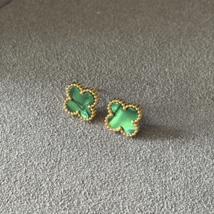 PENDIENTE TRÉBOL VERDE BRI