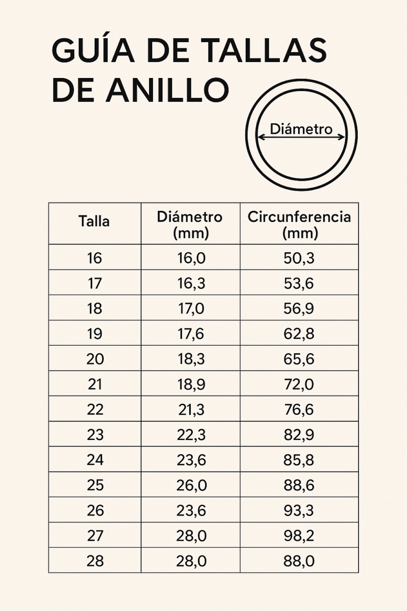 SELLO ORO DIAMANTES TALLA 22 - Imagen 2
