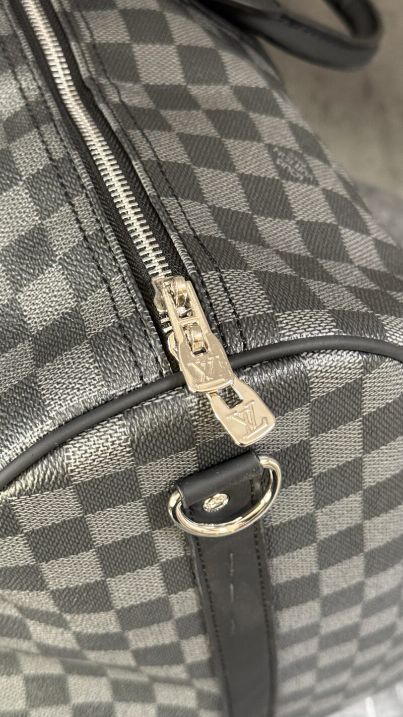 LV NEGRA CUADROS MALETA - Imagen 4