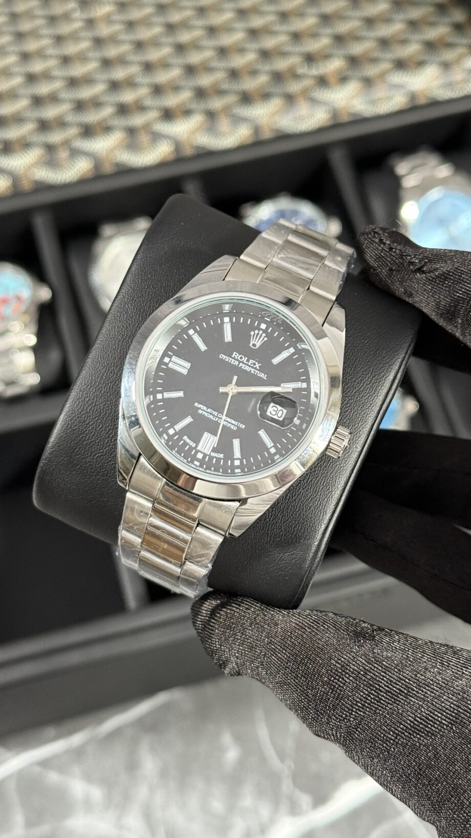 RLX OP PLATA / NEGRO