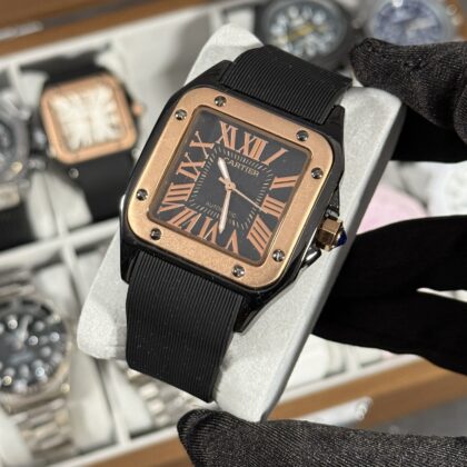 CRT GOMA ORO ROSA / NEGRO (AUTOMÁTICO)