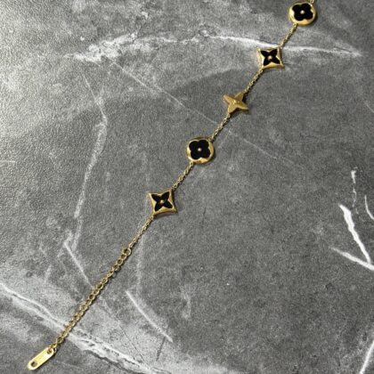 PULSERA LV CLÁSICA NEGRO