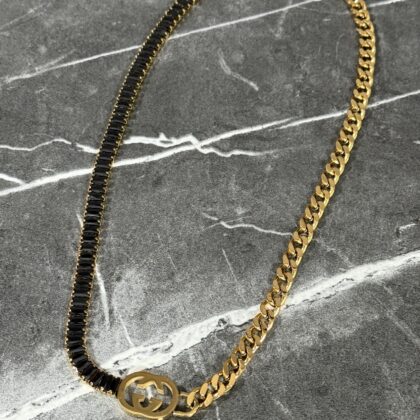 CADENA GG NEGRO / ORO