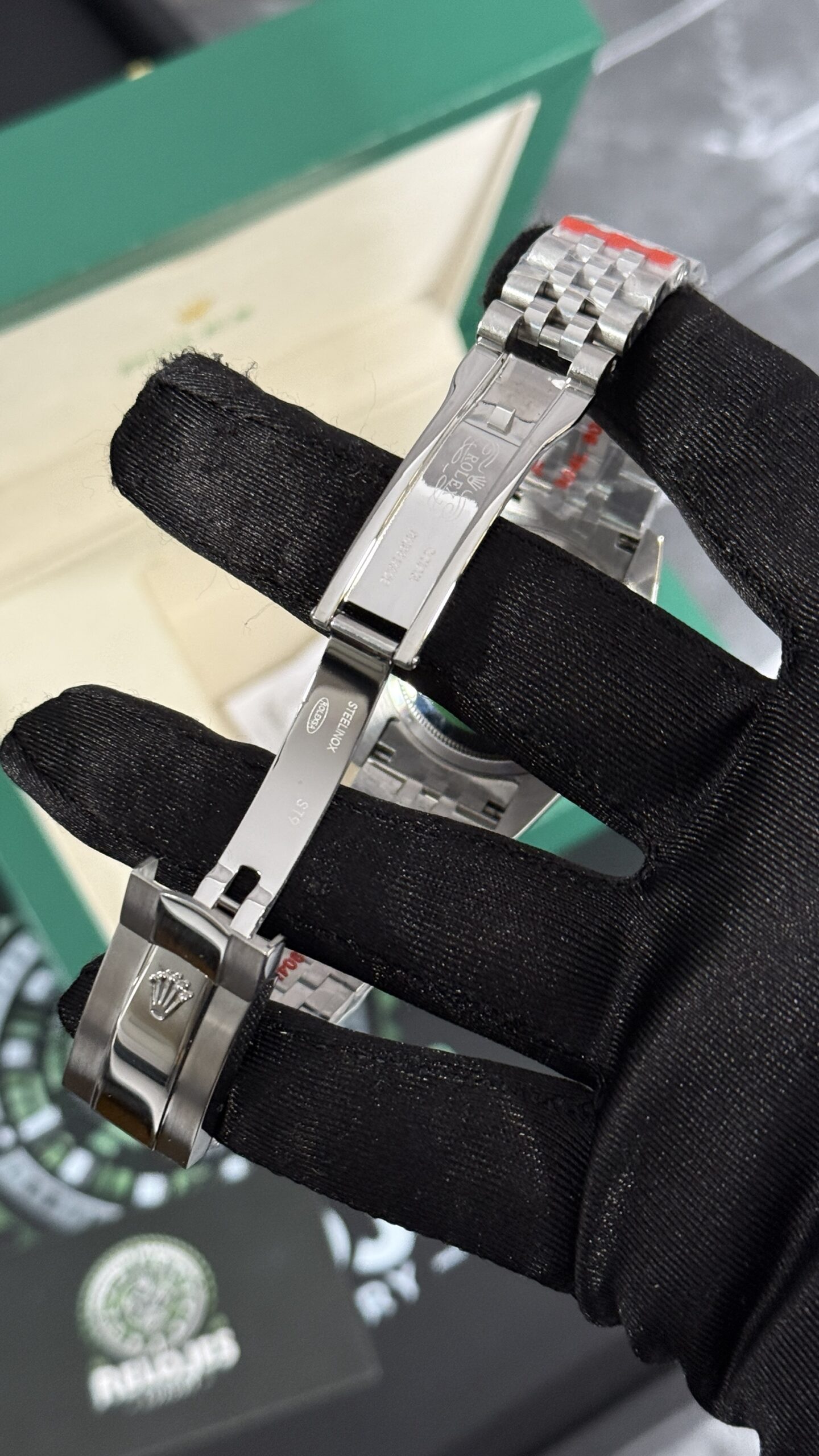 RLX DATEJUST negro diamantes 36mm - Imagen 3