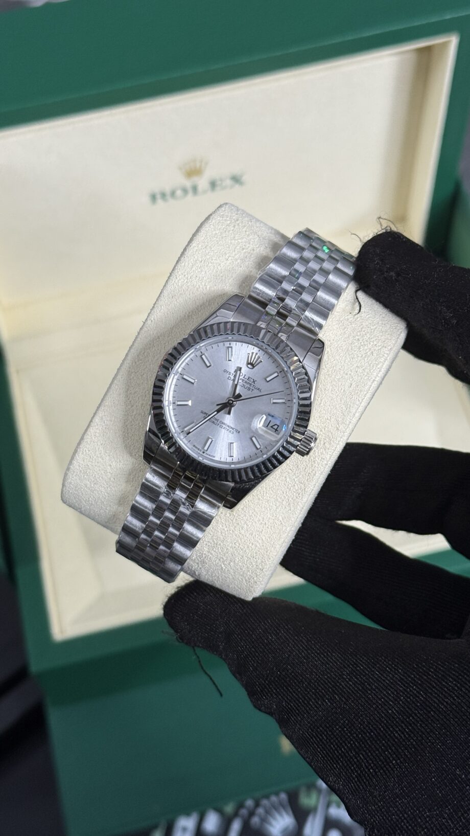 RLX DATEJUST FULLPLATA 31mm