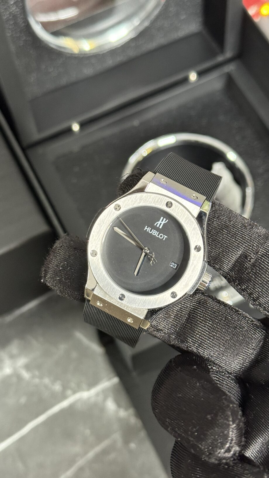 HBLT CLASSIC FUSION PLATA/negra 33mm